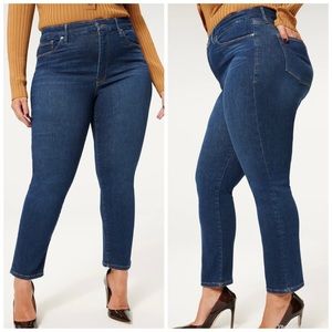 Good American Always Fits Good Classic Medium Blue Jeans NWT Plus Size 20-26